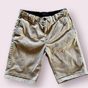 14th & Union Slim Fit Shorts in Tan